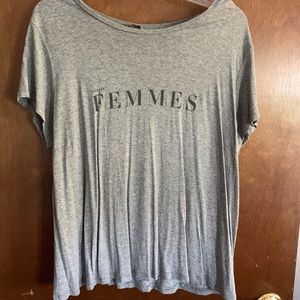 H&M gray t-shirt - size XL